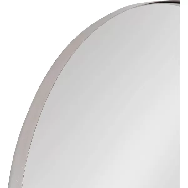 imageKate and Laurel Rollo Midcentury Capsule Wall Mirror 16 x 48 Gold Decorative Full Length Oval Mirror for WallSilver