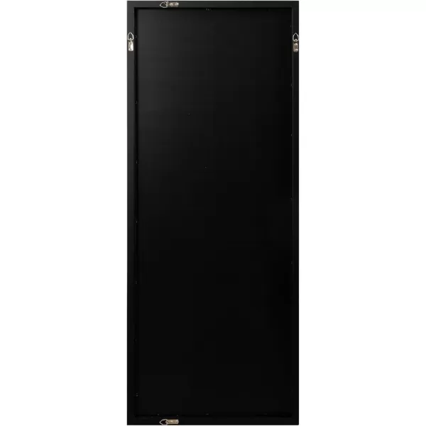 imageKate and Laurel Stryker Transitional Panel Wall Mirror 17 x 42 White Modern 8Pane Tall Window Mirror for Use as Entryway Mirror or Bedroom Mirror DecorBlack