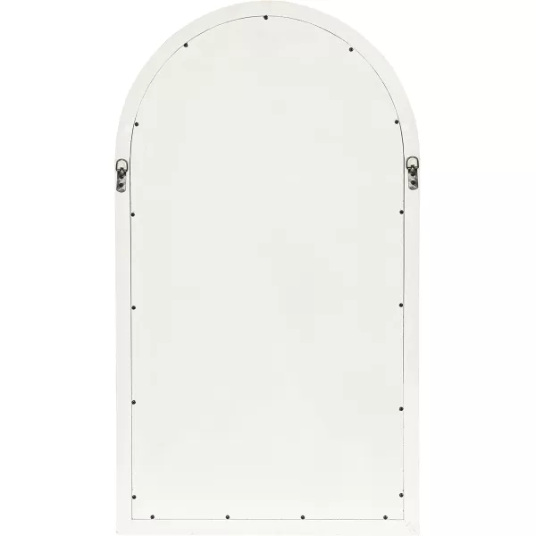 imageKate and Laurel Boldmere Rustic Windowpane Wall Mirror 22 x 38 Rustic White FarmhouseInspired Home DecorWhite