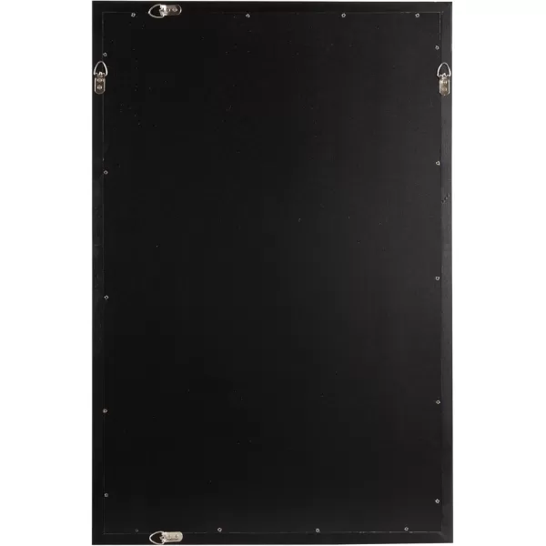 imageKate and Laurel Endicott Modern Geometric Rectangle Wall Mirror 24 x 36 Black Rectangular Dimensional Pieced Wood Mirror for Use as Bathroom Mirror for Over Sink or Cute Nursery MirrorBlack