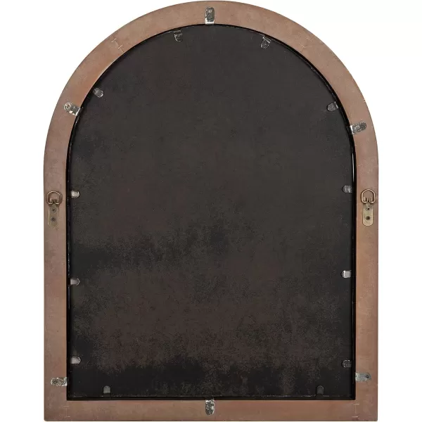 imageKate and Laurel Nola Classic Arch Wood Framed Wall Mirror 22 x 28 Rustic Brown ShabbyChic Farmhouse Wall DecorBrown