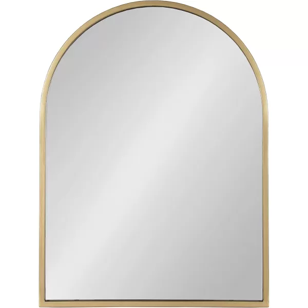 imageKate and Laurel Valenti Modern Arched Wall Mirror 24 x 32 Gold Vibrant Decorative Mirror for Wall