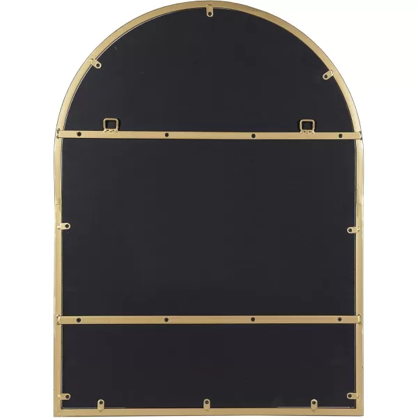 imageKate and Laurel Valenti Modern Arched Wall Mirror 24 x 32 Gold Vibrant Decorative Mirror for Wall