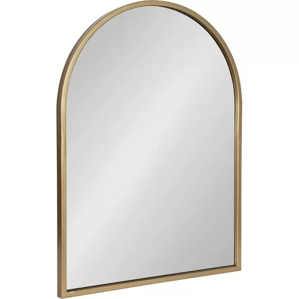imageKate and Laurel Valenti Modern Arched Wall Mirror 24 x 32 Gold Vibrant Decorative Mirror for Wall