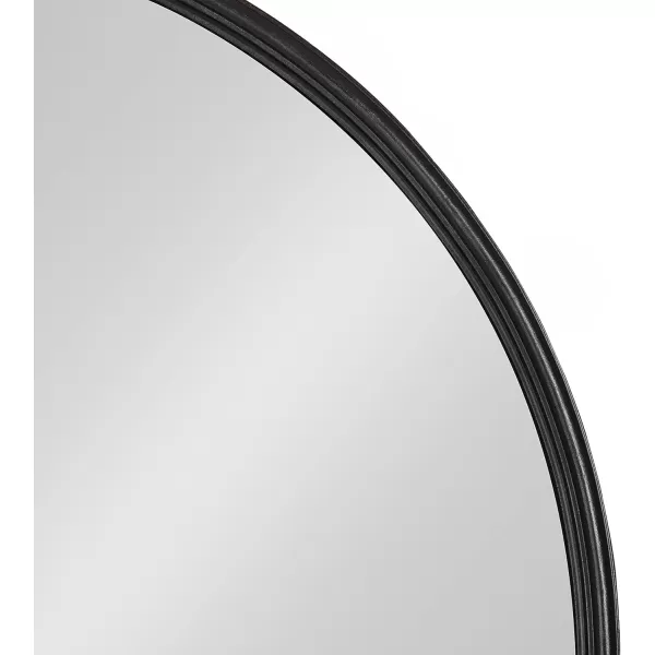 imageKate and Laurel Caskill Modern Round Mirror 24 x 23 Decorative Wall Mirror with Flat Bottom