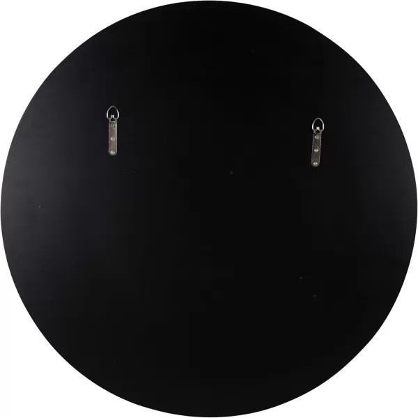 imageKate and Laurel Caskill Modern Wall Mirror 30quot Black Chic Circular Mirror for Wall DecorBronze