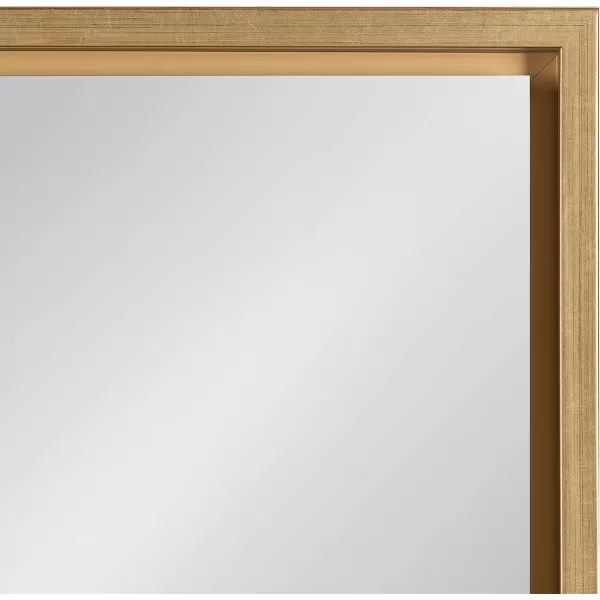 imageKate and Laurel Evans Glam Floating Framed Wall Mirror 18quot x 24quot Gold Chic Rectangle Accent MirrorGold