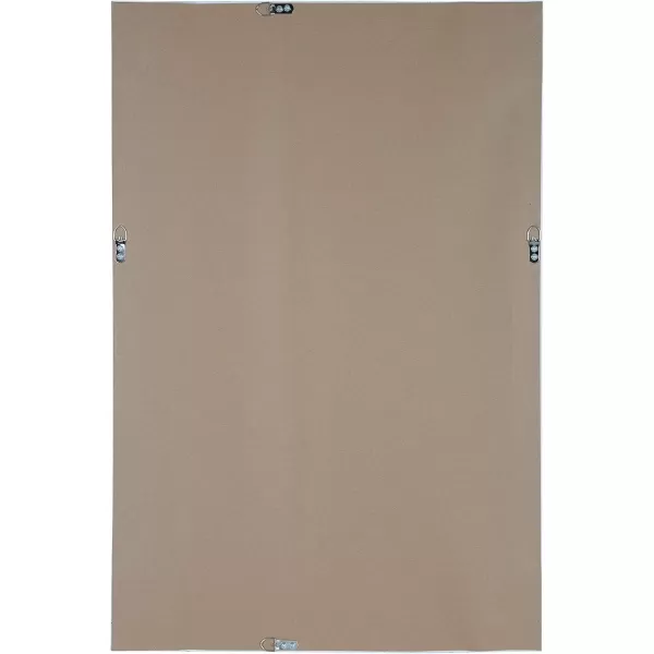 imageKate and Laurel Evans Glam Floating Framed Wall Mirror 18quot x 24quot Gold Chic Rectangle Accent MirrorSilver