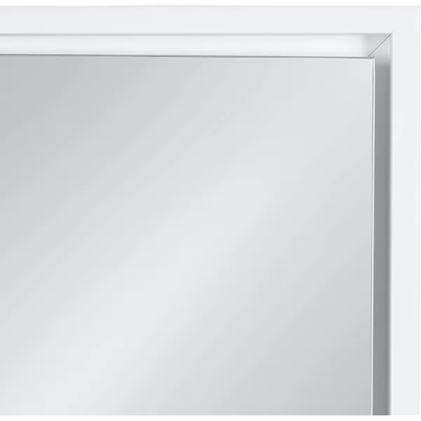 imageKate and Laurel Evans Glam Floating Framed Wall Mirror 18quot x 24quot Gold Chic Rectangle Accent MirrorWhite