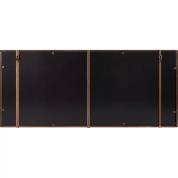 imageKate and Laurel Jackson Modern Wall Mirror with Shelf 18 x 40 Bronze Decorative Mirror with Functional Shelf for Storage and Display