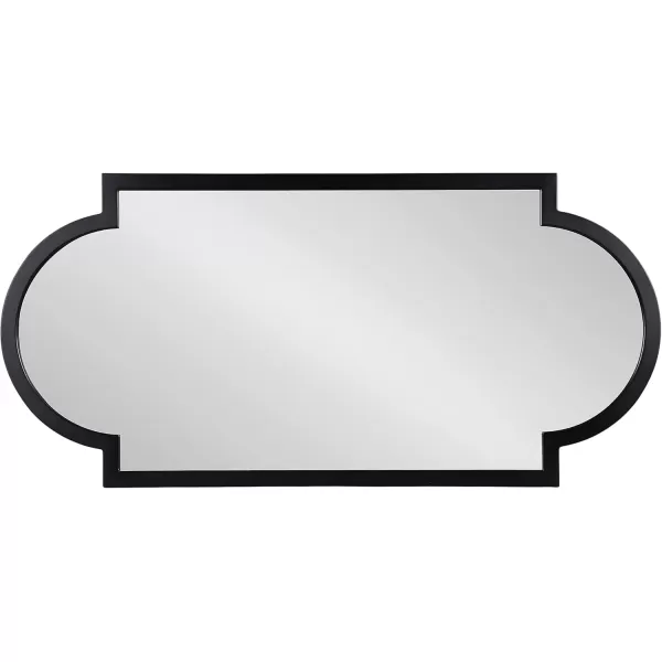 imageKate and Laurel Jovie Modern Panel Wall Mirror 20 x 42 Gold Glam Decorative Mirror for WallBlack