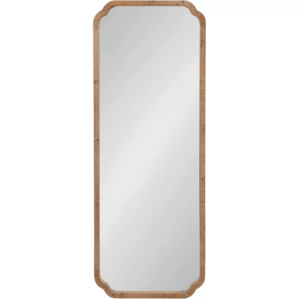 imageKate and Laurel Marston Farmhouse Rectangle Wall Mirror 24 x 36 Rustic Brown Decorative Rustic Mirror for WallBrown