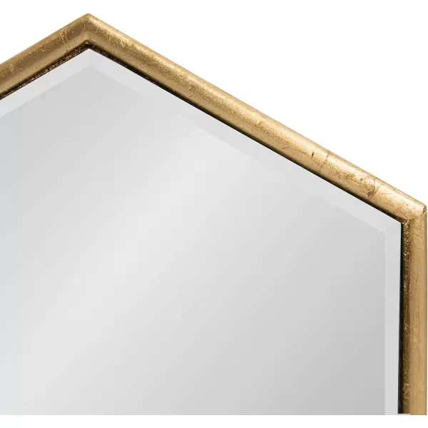 imageKate and Laurel Royce Modern Glam Hexagon Trio Accent Wall Mirror 30x14 GoldGold