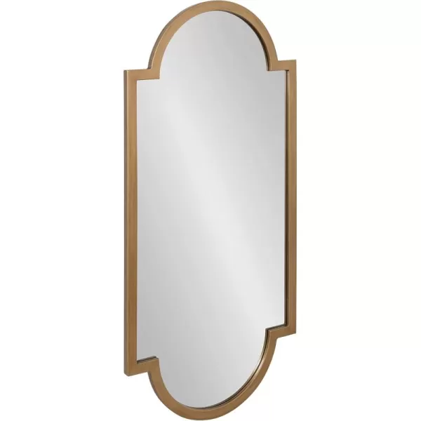 imageKate and Laurel Jovie Modern Panel Wall Mirror 20 x 42 Gold Glam Decorative Mirror for WallGold