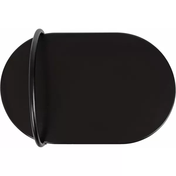 imageKate and Laurel Caplan Modern Capsule C TV Tray or Laptop Table for Living Room Home Decor 20x13x33 WhiteGoldBlack