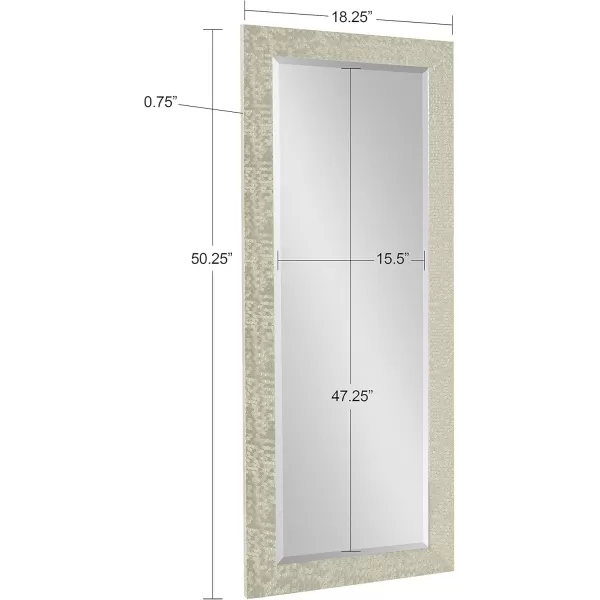 imageKate and Laurel Coolidge Modern Panel Wall Mirror 1825 x 5025 Gold Chic Full Length Rectangle Mirror for WallGold