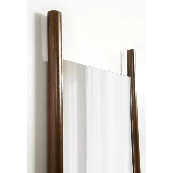 imageKate and Laurel Findlay Transitional Wood Wall Leaner Mirror 21x67 Walnut BrownBrown