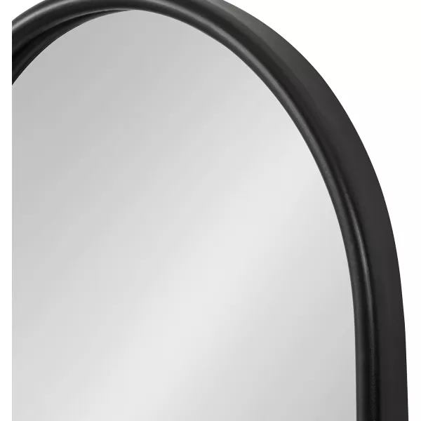 imageKate and Laurel Gabrill Glam Easel Free Standing Mirror 18 x 58 Antique Gold Decorative Full Length Mirror with Arch ShapeBlack