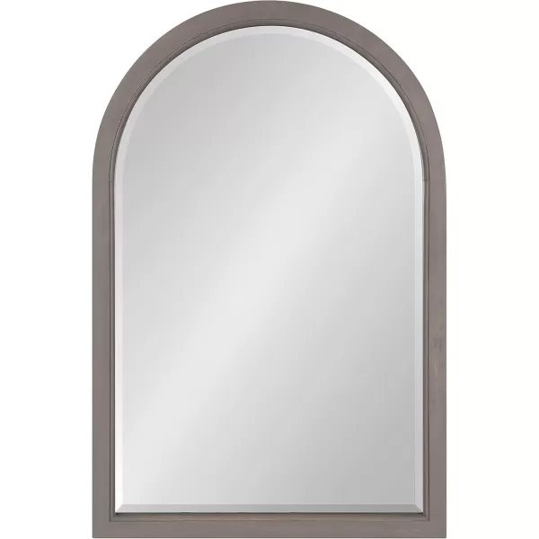 imageKate and Laurel Hogan Farmhouse Arched Wall Mirror 20 x 30 Gray Decorative Coastal Mirror for Wall DecorGrey