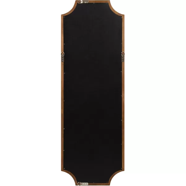 imageKate and Laurel Hogan Farmhouse Wall Mirror 16 x 48 Gray Large Decorative Traditional Wall DecorRustic Brown