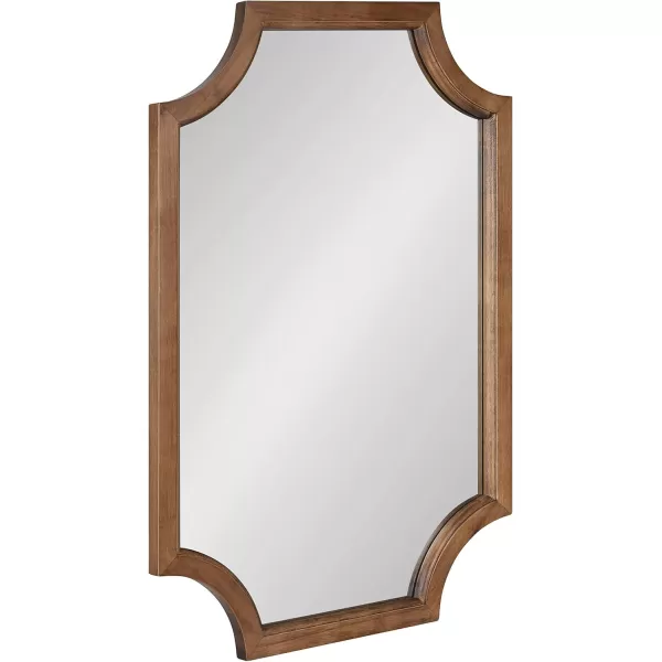 imageKate and Laurel Hogan Farmhouse Wall Mirror 16 x 48 Gray Large Decorative Traditional Wall DecorRustic Brown