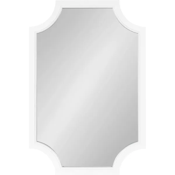 imageKate and Laurel Hogan Farmhouse Wall Mirror 16 x 48 Gray Large Decorative Traditional Wall DecorWhite