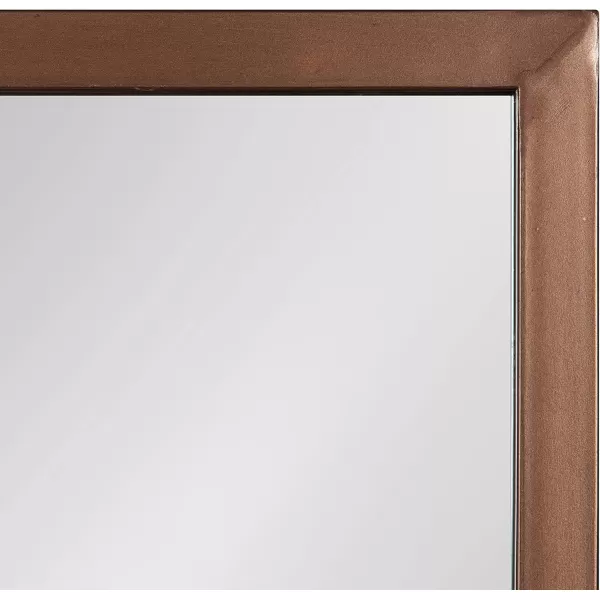 imageKate and Laurel Jackson Modern Mirror with Shelf 20 x 30 Bronze Decorative Mirror with Transitional Style and Additional Storage