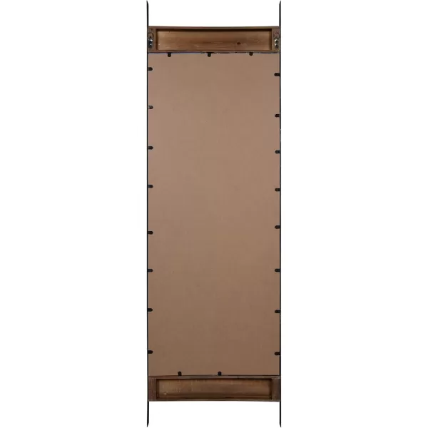 imageKate and Laurel Kincaid Rustic Farmhouse Wood and Metal Full Length Leaner Mirror 19 inches by 63 inches