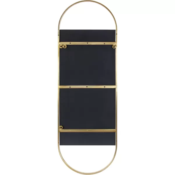 imageKate and Laurel Nobles Midcentury Capsule Wall Mirror 16 x 48 Gold Decorative Modern Panel Mirror for Wall