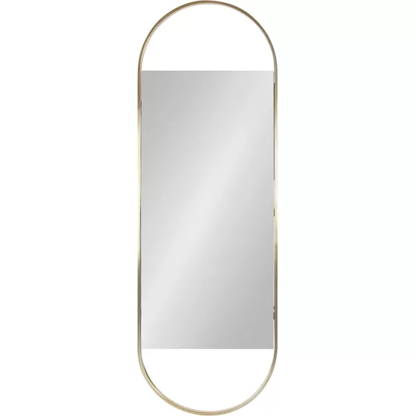 imageKate and Laurel Nobles Midcentury Capsule Wall Mirror 16 x 48 Gold Decorative Modern Panel Mirror for Wall