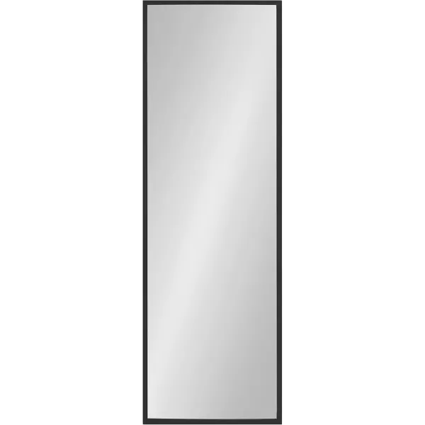 imageKate and Laurel Travis Modern Wood Framed Wall Mirror 16 x 48 Silver Transitional Rectangle Mirror for WallBlack