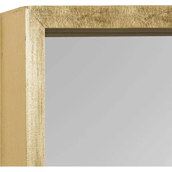 imageKate and Laurel Travis Modern Wood Framed Wall Mirror 16 x 48 Silver Transitional Rectangle Mirror for WallGold