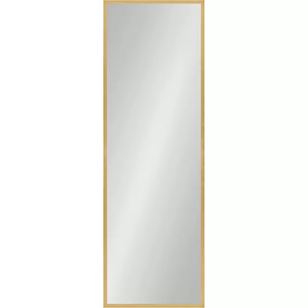 imageKate and Laurel Travis Modern Wood Framed Wall Mirror 16 x 48 Silver Transitional Rectangle Mirror for WallGold