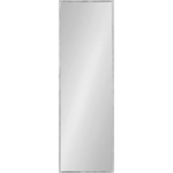 imageKate and Laurel Travis Modern Wood Framed Wall Mirror 16 x 48 Silver Transitional Rectangle Mirror for WallSilver