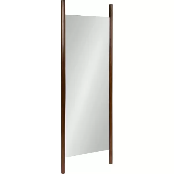 imageKate and Laurel Findlay Transitional Wood Wall Leaner Mirror 21x67 Walnut BrownBrown