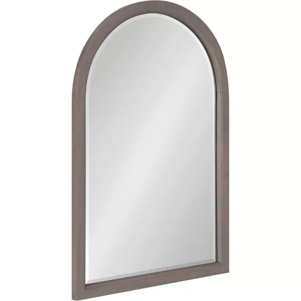 imageKate and Laurel Hogan Farmhouse Arched Wall Mirror 20 x 30 Gray Decorative Coastal Mirror for Wall DecorGrey