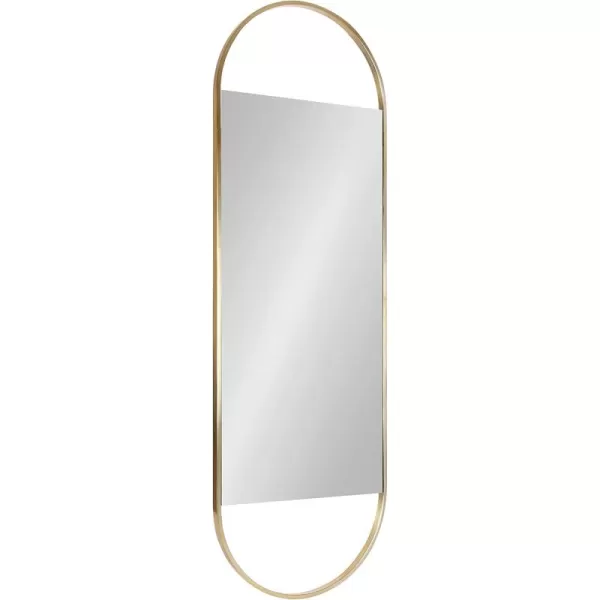 imageKate and Laurel Nobles Midcentury Capsule Wall Mirror 16 x 48 Gold Decorative Modern Panel Mirror for Wall