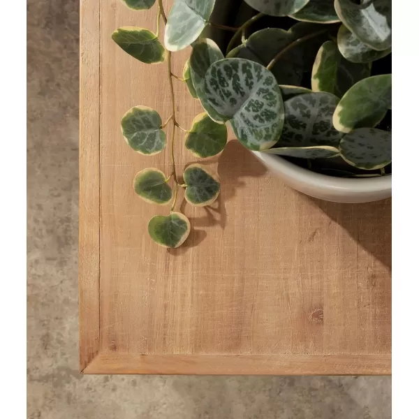 imageKate and Laurel Anthea Wood and Metal Console Table 24x10x30 Rustic BrownWhiteRustic BrownWhite