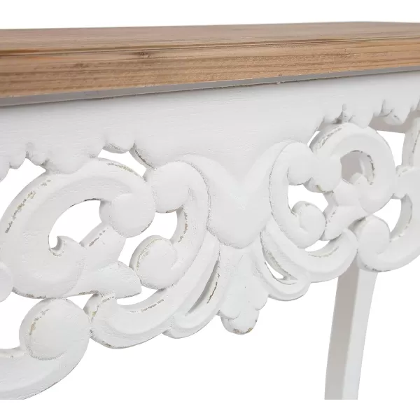 imageKate and Laurel Antonella Farmhouse Wooden Console Table for Entryway Home Decor 38x13x30 Rustic Brown