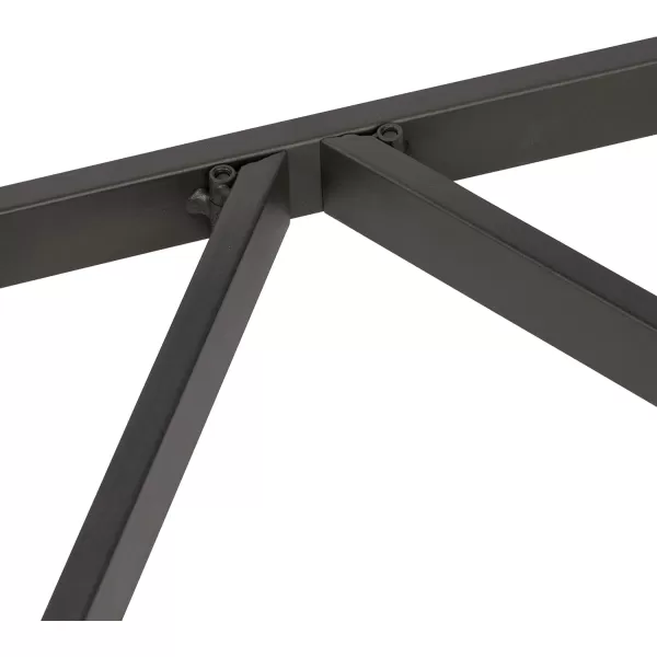 imageKate and Laurel Langdon Wood Console Table 41quot x 16quot x 31quot Rustic Brown and Black ShabbyChic Home Decor for Storage and Display
