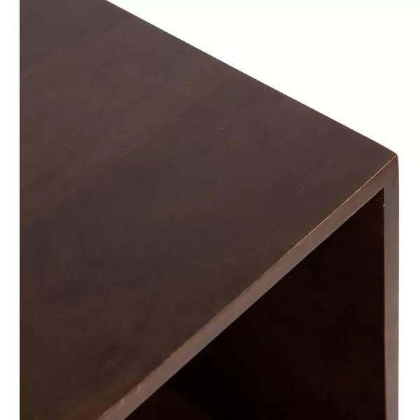 imageKate and Laurel Locklear Wood Console Table 38x14x25 Walnut Brown