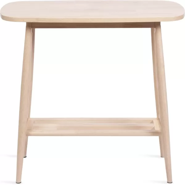 imageKate and Laurel Niles Transitional Tiered Rectangle Console Table with Storage for Entryway Decor and Display 32x16x30 Natural