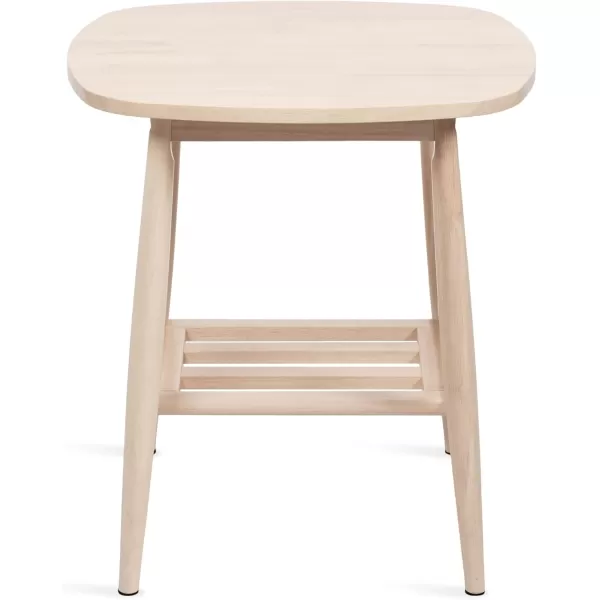 imageKate and Laurel Niles Transitional Tiered Rectangle Side Table with Storage for Entryway Decor and Display 22x20x24 Natural