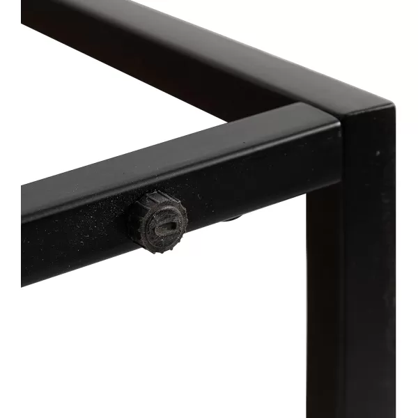 imageKate and Laurel Quarles Wood and Metal Console Table 36x10x30 NaturalBlackNaturalBlack