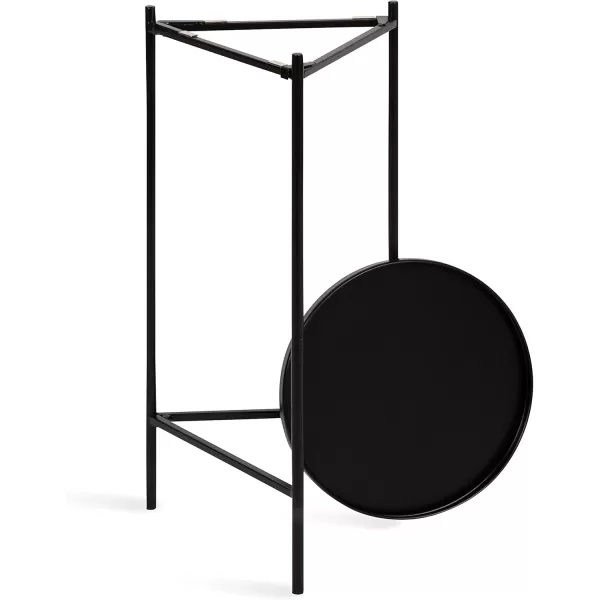 imageKate and Laurel Ulani Modern Glam Round Metal Nesting Accent Table Set 3 Piece GoldBlack