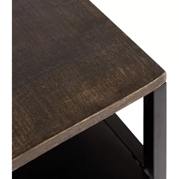imageKate and Laurel Westbrook Farmhouse Console Table 36 x 12 x 30 Rustic Brown Modern Narrow Console Table for Storage and Display