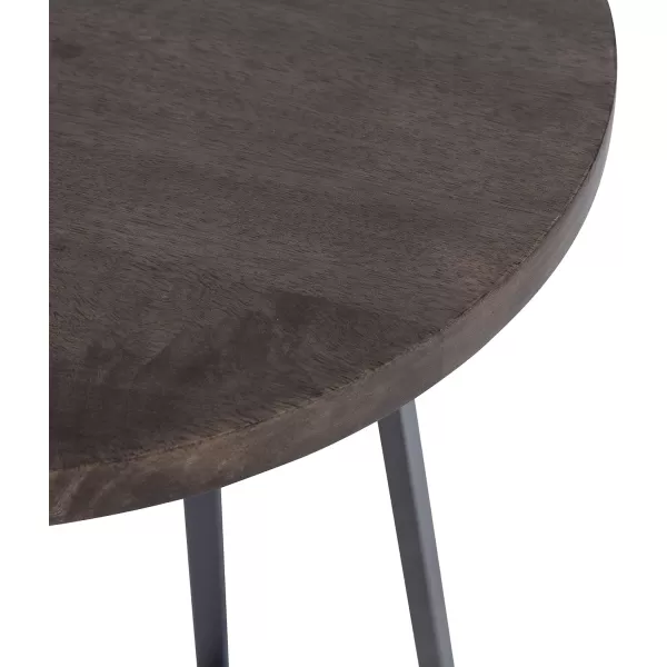imageKate and Laurel Zia Round Side Table 15x15x26 GrayGrey