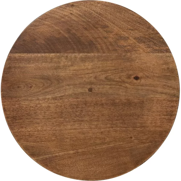 imageKate and Laurel Zia Round Side Table 15x15x26 GrayNaturalBlack