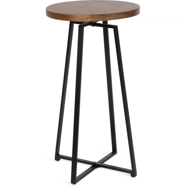 imageKate and Laurel Zia Round Side Table 15x15x26 GrayNaturalBlack