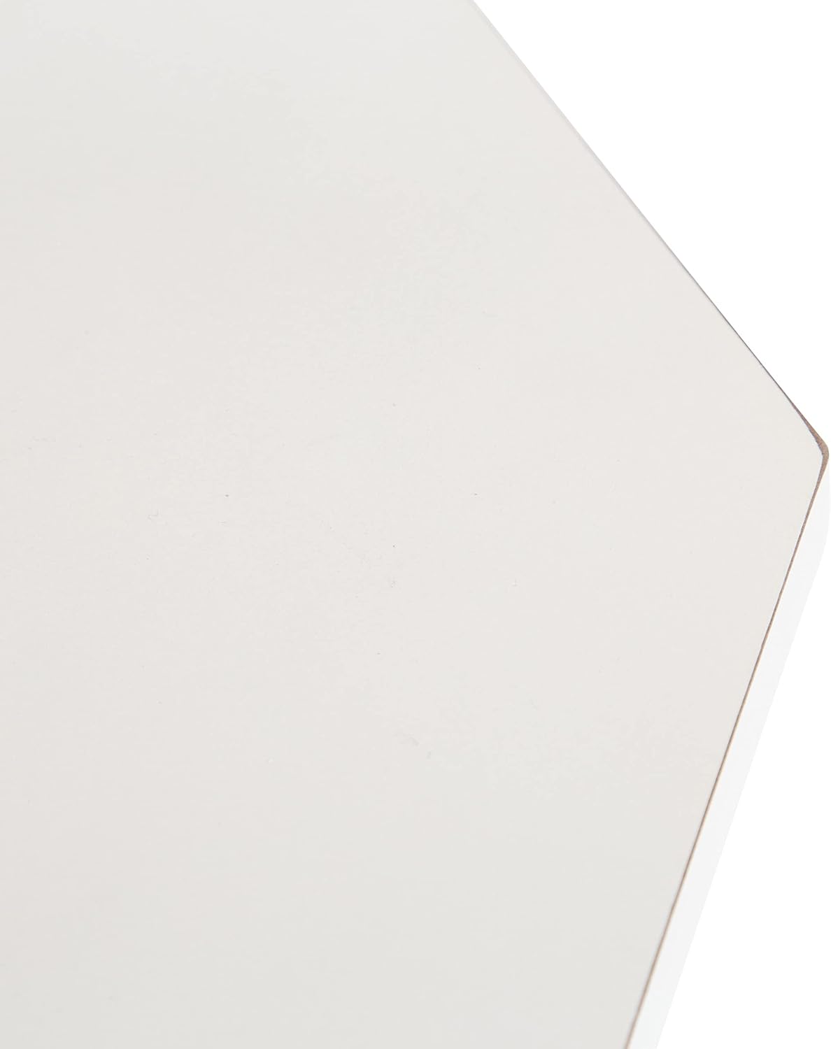 imageKate and Laurel Octavia Modern Farmhouse Accent Drink Table with Distressed White Finish and Sturdy Octagon Base for Lovely Coastal Home Decor 11x11x24
